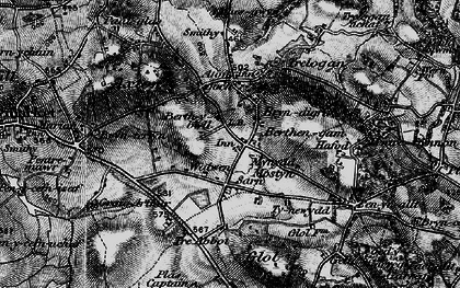 Old map of Berthengam in 1896