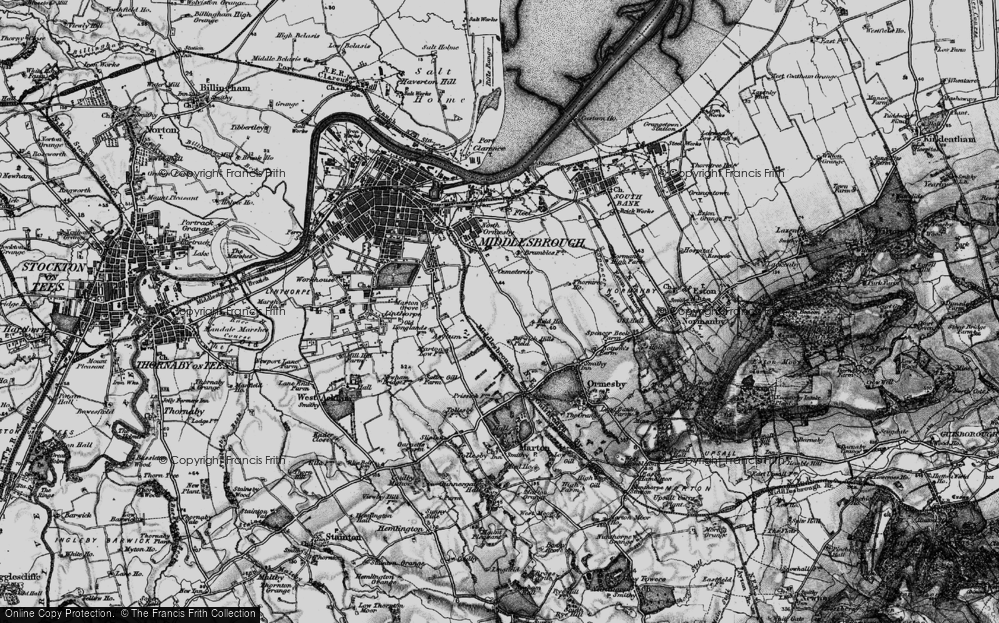 Old Map of Berwick Hills, 1898 in 1898