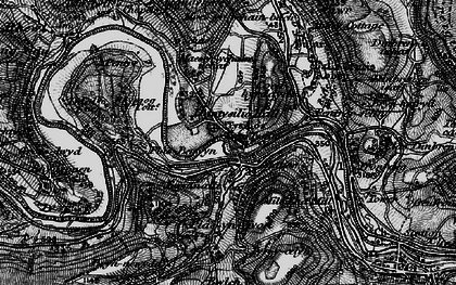 Old map of Berwyn in 1897