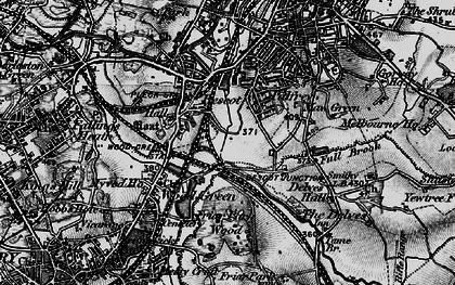 Old map of Bescot in 1899