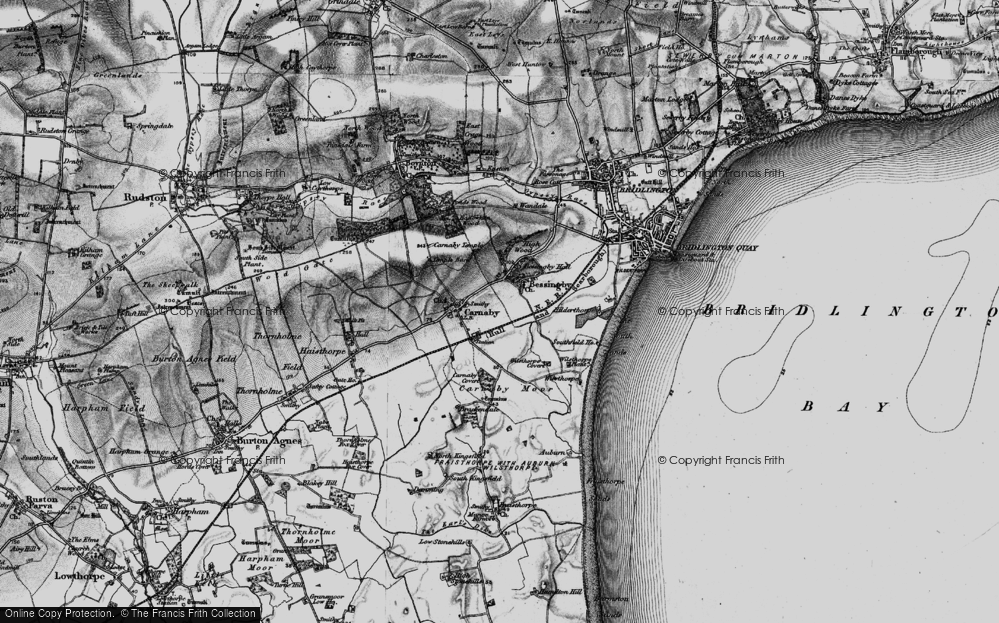 Old Map of Historic Map covering Wilsthorpe in 1897