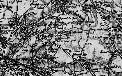 Old map of Betchton Heath in 1897