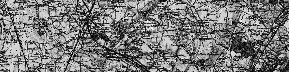 Old map of Betchton Heath in 1897