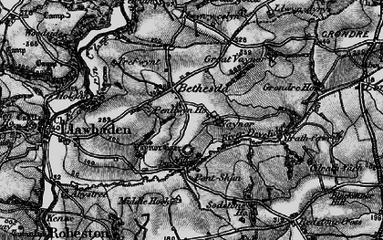 Old map of Bethesda in 1898