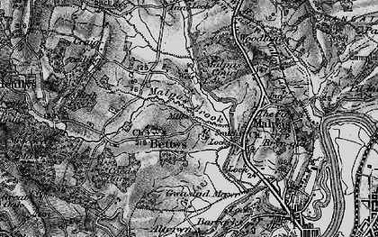 Old map of Bettws in 1897