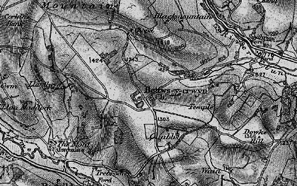 Old map of Bettws-y-crwyn in 1899