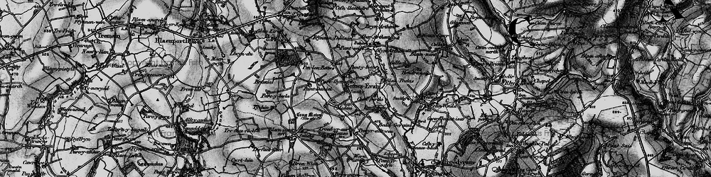 Old map of Betws Ifan in 1898