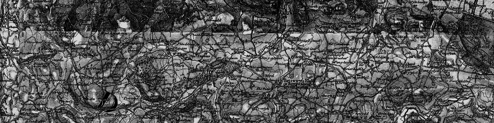 Old map of Betws-yn-Rhos in 1898
