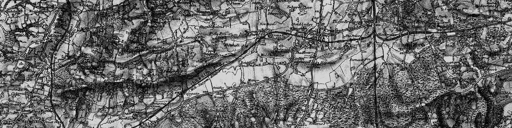 Old map of Bewbush in 1896
