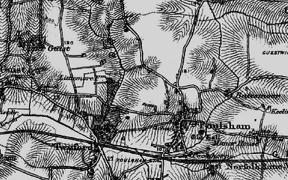 Old map of Bexfield in 1898