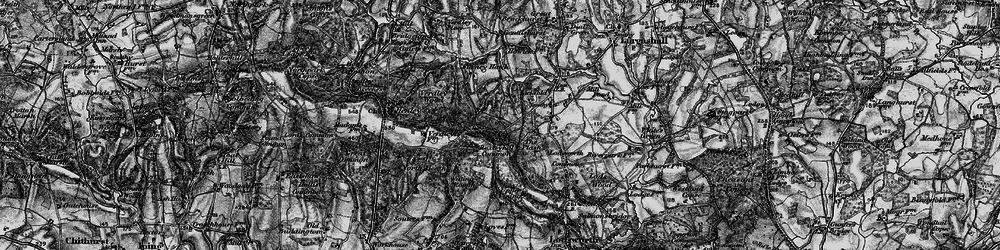 Old map of Bexleyhill Common in 1895