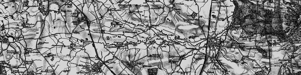 Old map of Bickford Grange in 1897