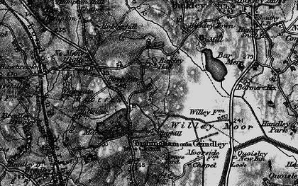Old map of Bar Mere in 1897