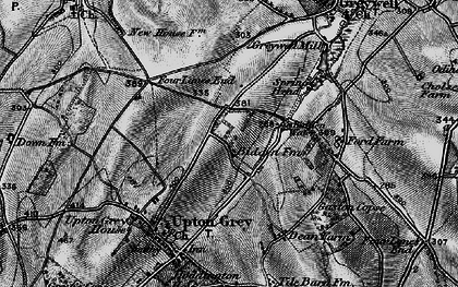 Old map of Bidden in 1895