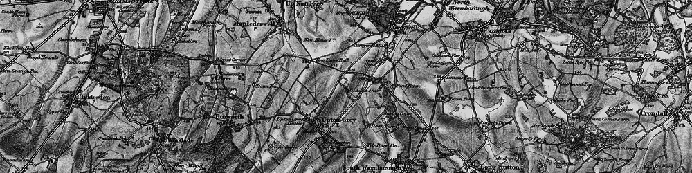 Old map of Bidden in 1895