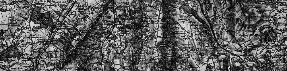Old map of Biddulph Moor in 1897
