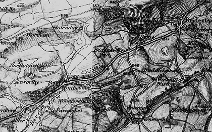 Old map of Bidlake in 1895