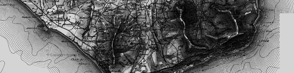 Old map of Bierley in 1895