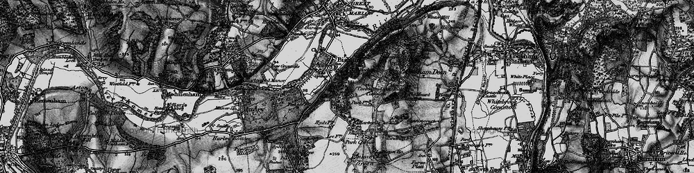 Old map of Bigfrith in 1895