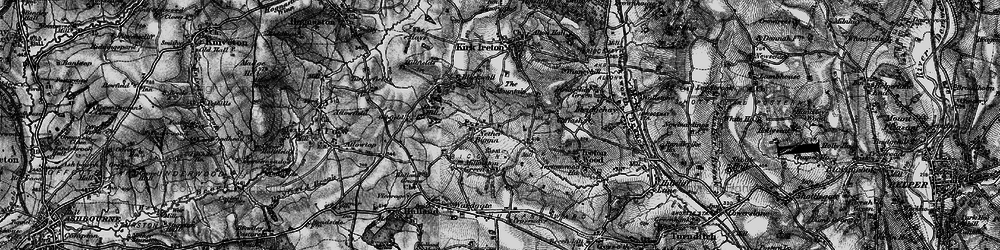 Old map of Biggin in 1897