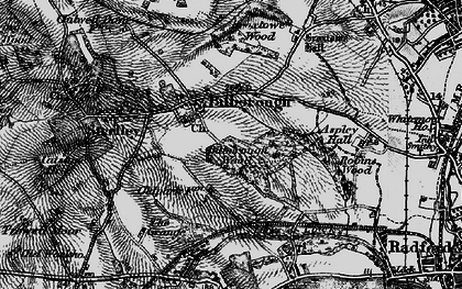 Old map of Bilborough in 1899