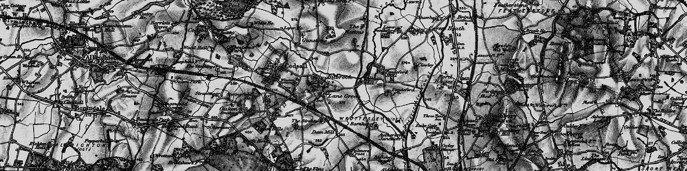 Old map of Bilbrook in 1899
