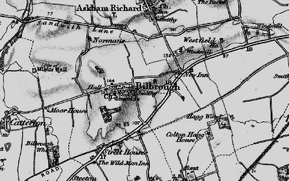 Old map of Bilbrough in 1898