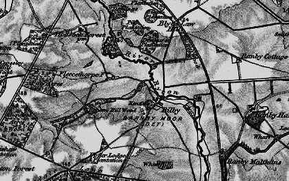 Old map of Broom Hill Wood in 1899