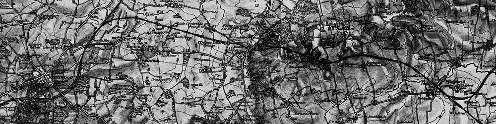 Old map of Billericay in 1896