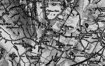 Old map of Billinge in 1896