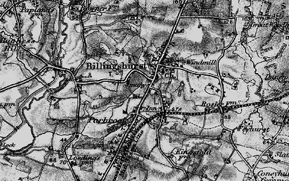 Old map of Billingshurst in 1895