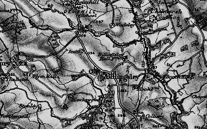 Old map of Billingsley in 1899