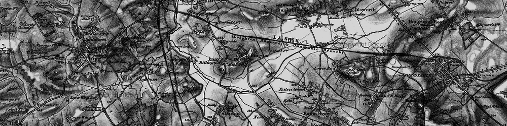 Old map of Billington Manor in 1896