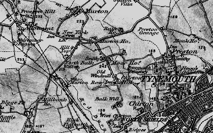 Old map of Billy Mill in 1897