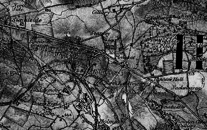 Old map of Black Hamilton in 1898