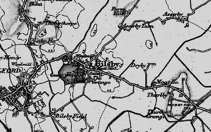 Old map of Bilsby in 1899