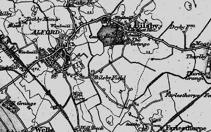 Old map of Bilsby Field in 1899