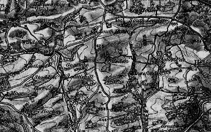 Old map of Bilsdon in 1898