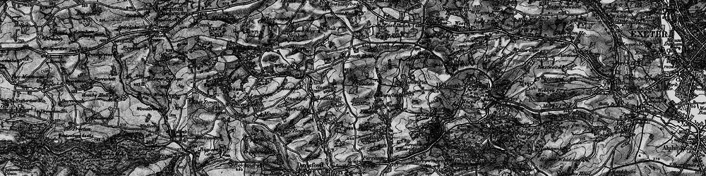 Old map of Bilsdon in 1898