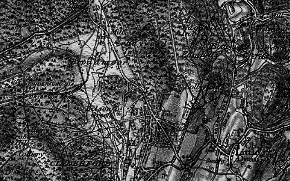 Old map of Boey's Pike in 1896
