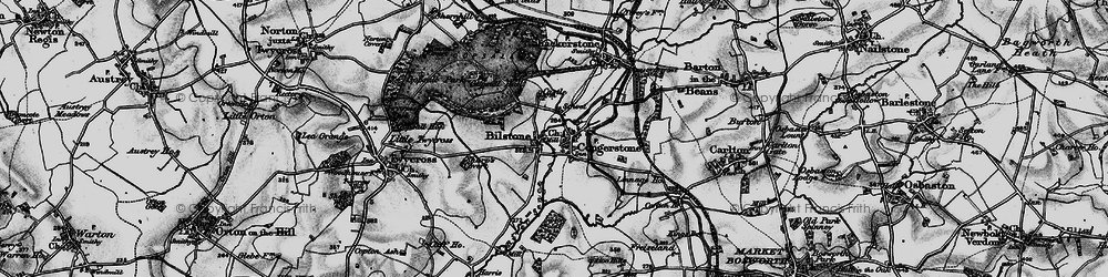 Old map of Bilstone in 1899