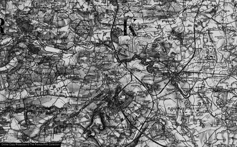 Old Map of Bilton, 1898 in 1898