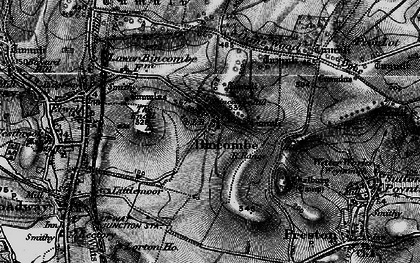 Old map of Bincombe Hill in 1897