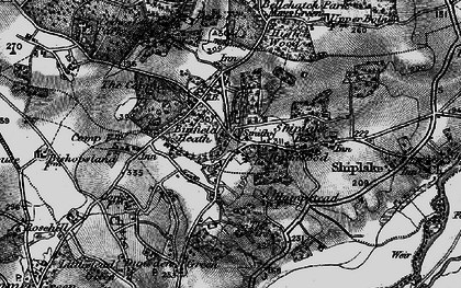 Old map of Binfield Heath in 1895