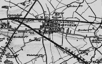 Old map of Bingham in 1899