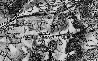 Old map of Binstead in 1895