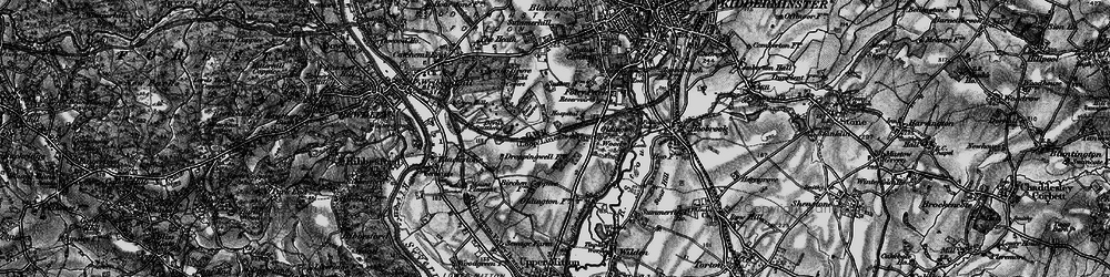 Old map of Birchen Coppice in 1899