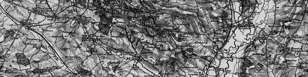 Old map of Toot Hill in 1897