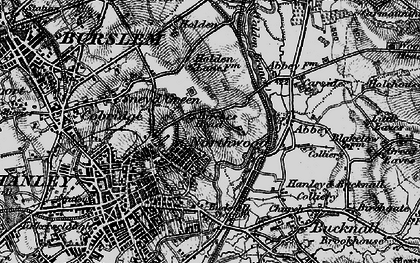 Old map of Birches Head in 1897