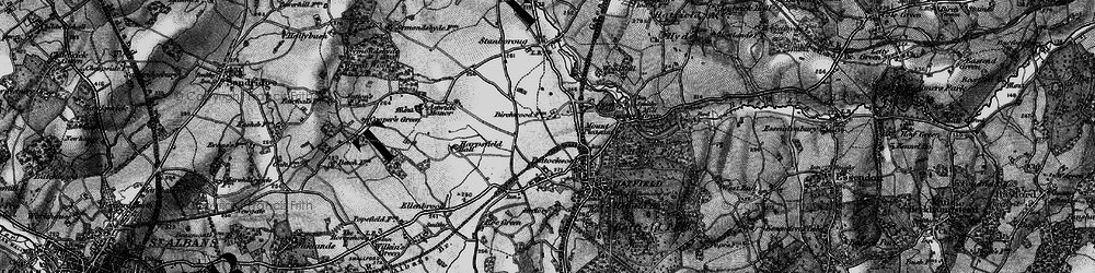 Old map of Birchwood in 1896